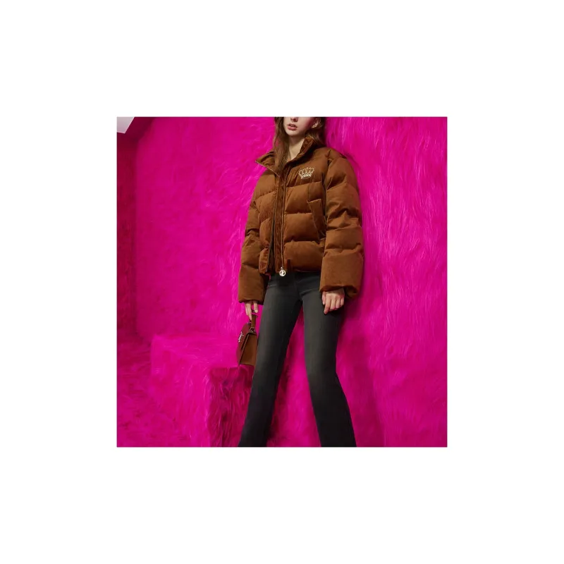 JUZI Down Jacket Women's Dark Brown-2