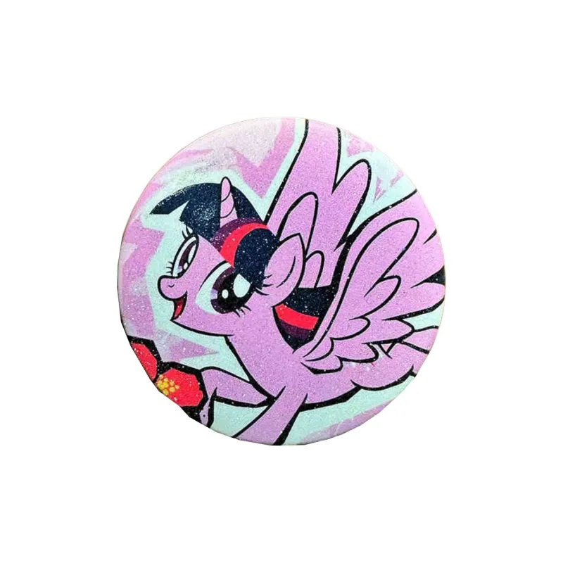 KAYOU Twilight Sparkle, Rainbow Dash, Applejack, Rarity, Fluttershy, Pinkie Pie Chibi Badge Badges-4