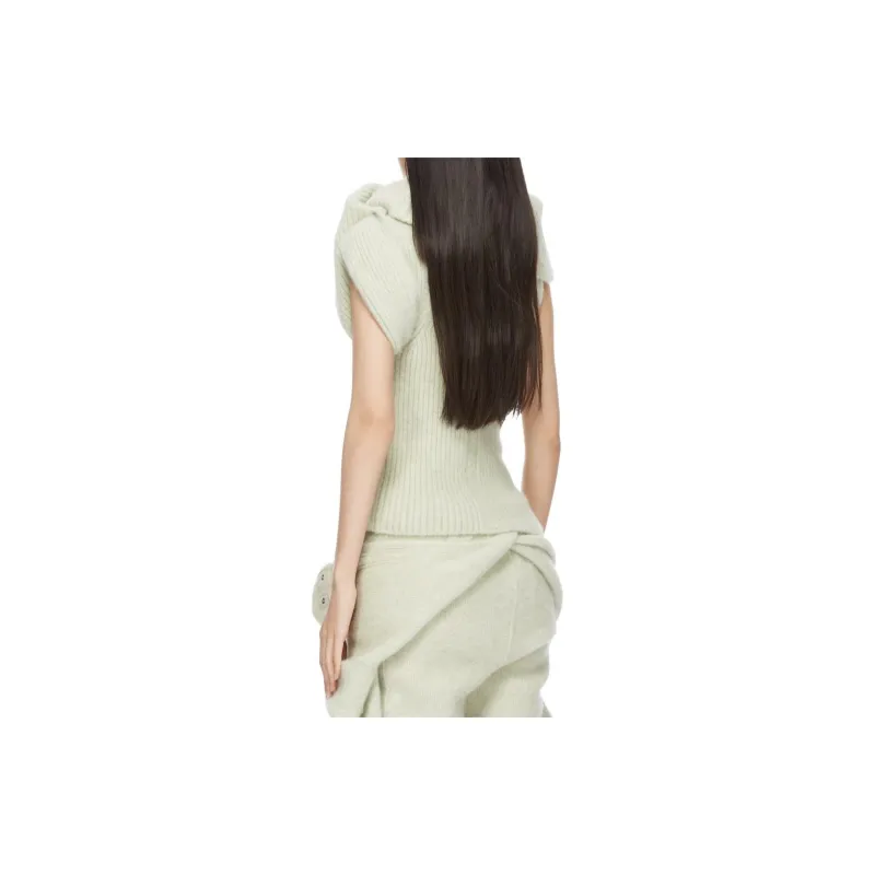 RICK OWENS Banded T Shirt 'Green'-1