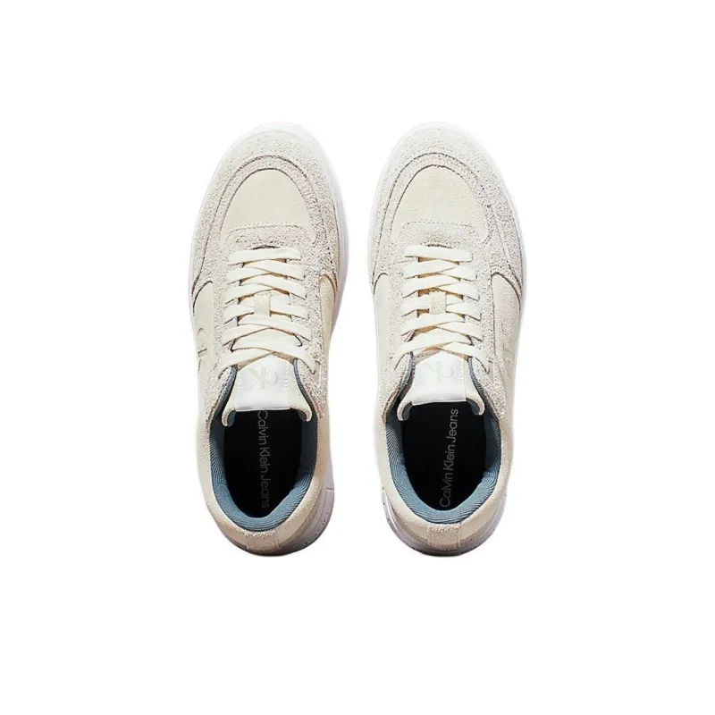 CALVIN KLEIN Low-Top Skateboard Shoes Women's Ivory-3
