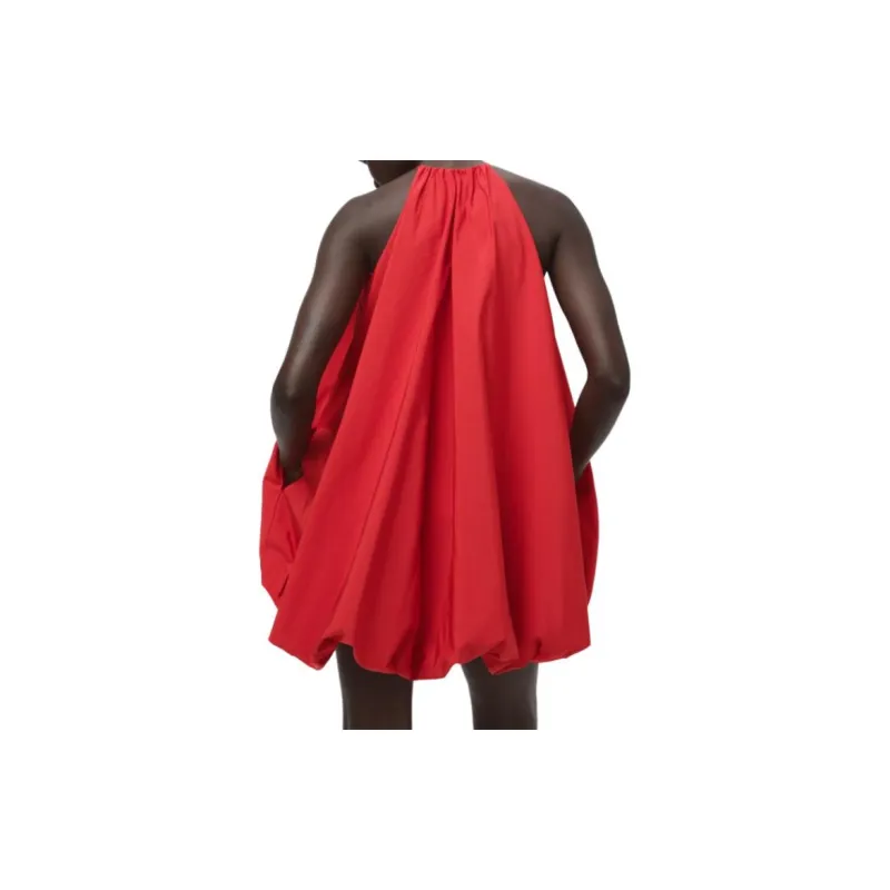 ZARA Slip Dresses Women's Red-3