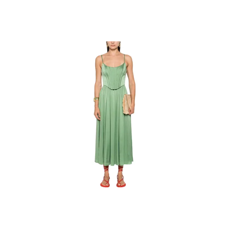 Zimmermann Silk Corset Midi Dress-1