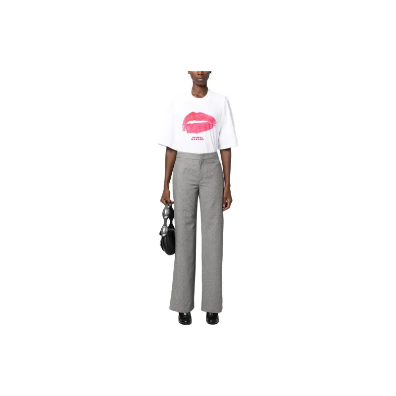 ISABEL MARANT Ben Organic cotton T shirt-1
