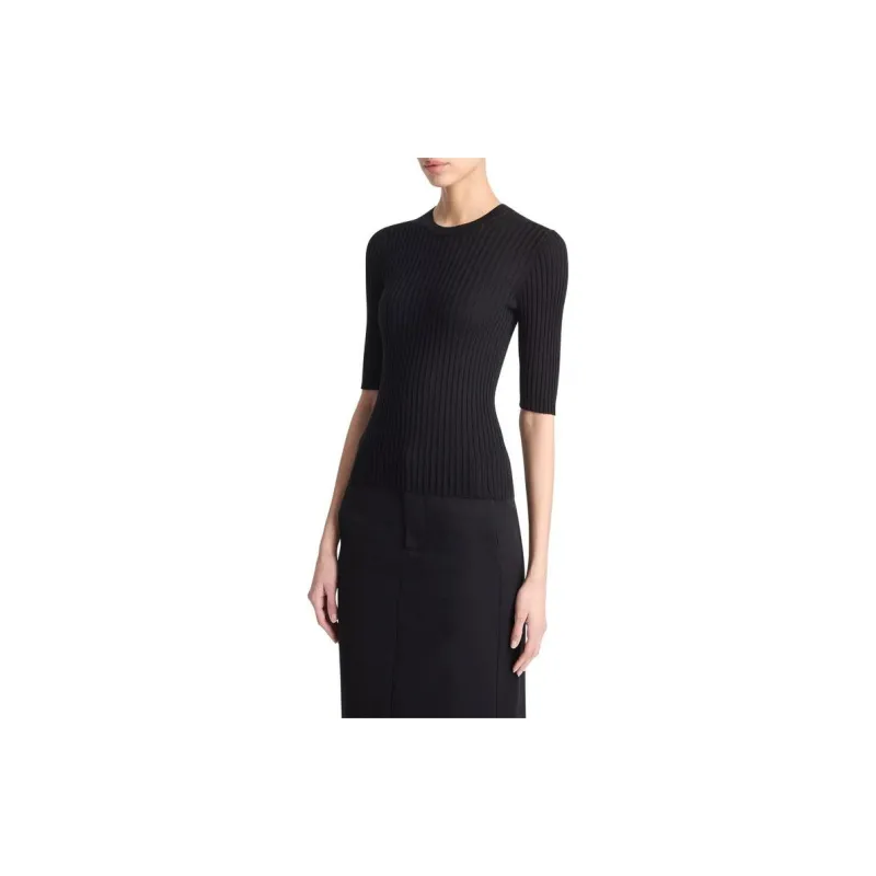 VINCE Snap Elbow sleeve Top-1