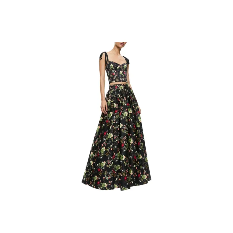 ALICE+OLIVIA Nilda Voluminous Maxi Skirt-2