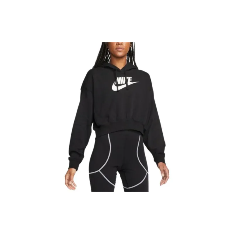 Nike Sportswear Club Fleece Women's Oversized Crop Graphic Hoodie-4