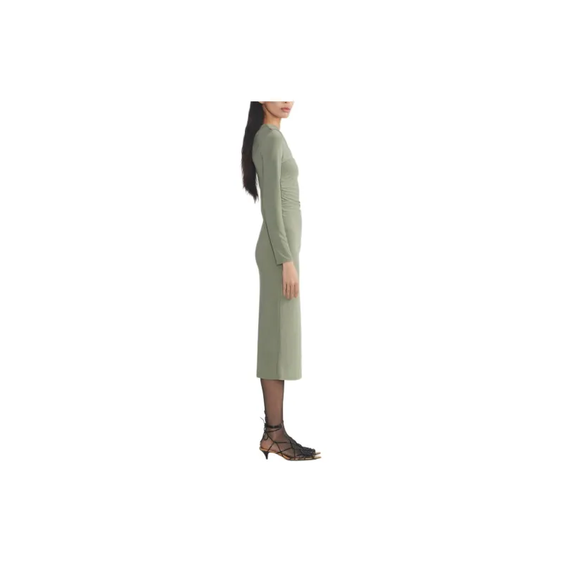 ARITZIA Wilfred Brielle Dress Long-Sleeved Dresses Women's Smoky Sage-4
