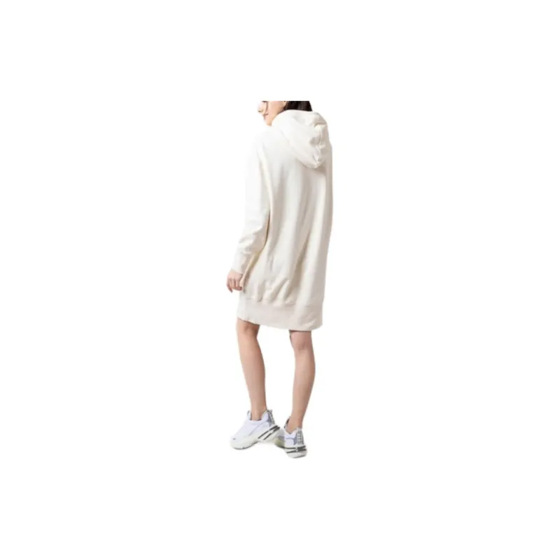 LACOSTE Long-Sleeved Dresses Women's Beige-2