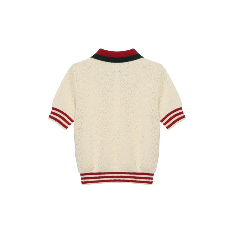 GUCCI X Adidas Cotton Polo-1
