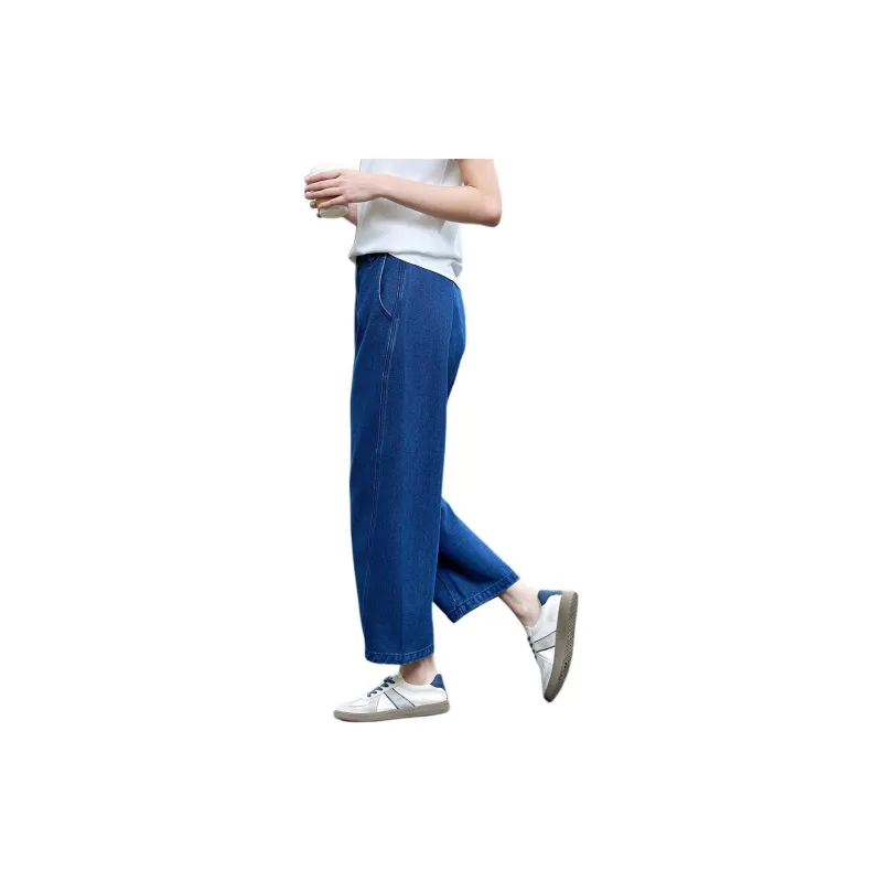【dme】 Jeans Women's Dark Denim Blue-2