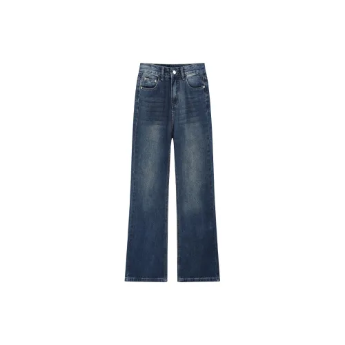 SNZX Jeans Women's Vintage Blue Extended