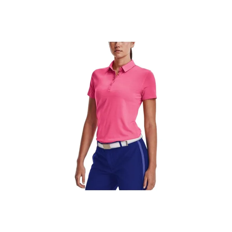 Under Armour Polo Shirts Women's Rose Red-4
