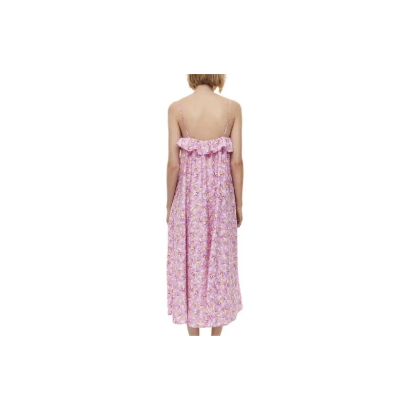 H&M Slip Dresses Women's Light Purple/Floral-2