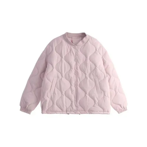 STARFEI Puffer Jackets Women's Light Purple