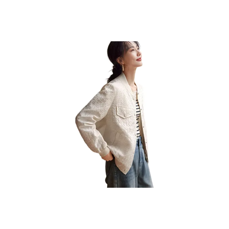 XWI Baseball Jacket Women's Ecru-1