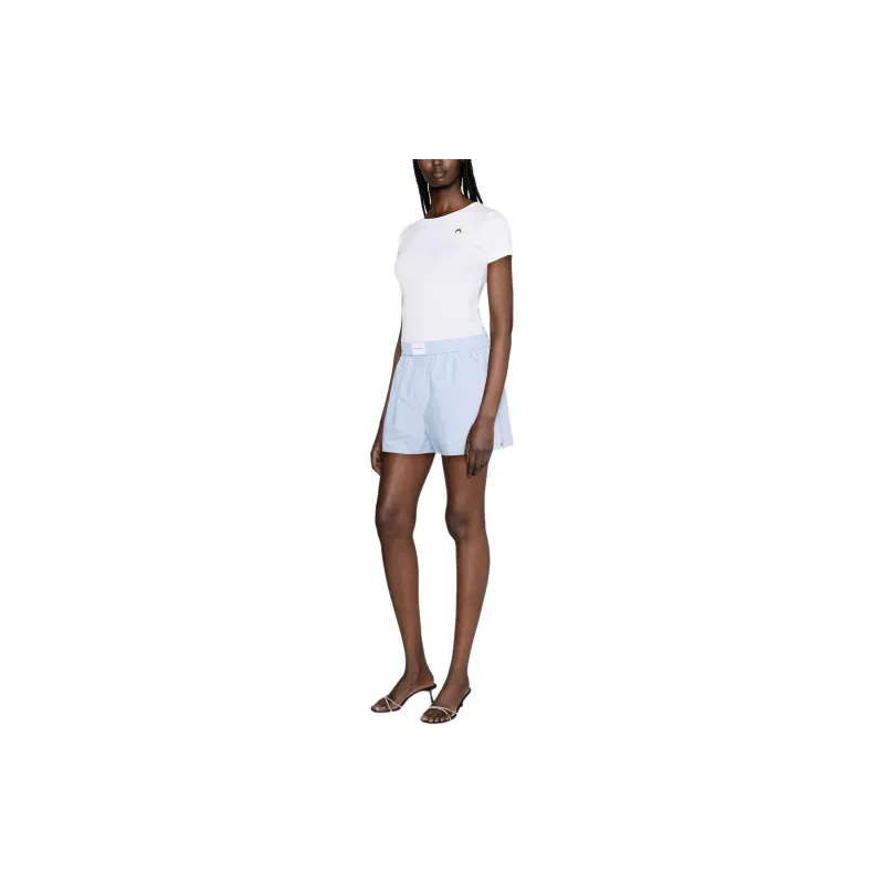 Alexander Wang Logo Patch Elastic Waist Shorts-3