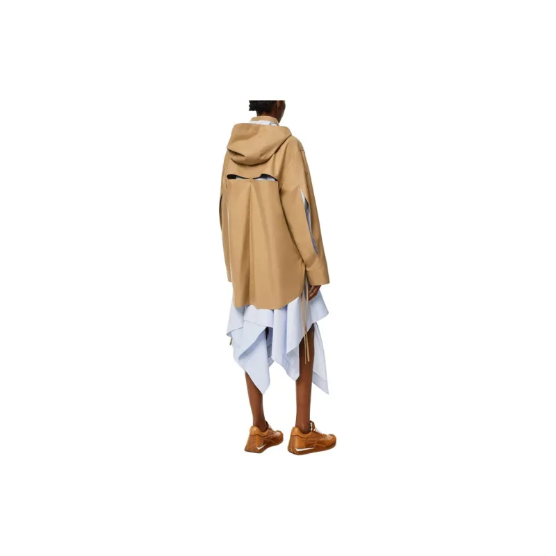 LOEWE Parka Coats Women's Caramel-2