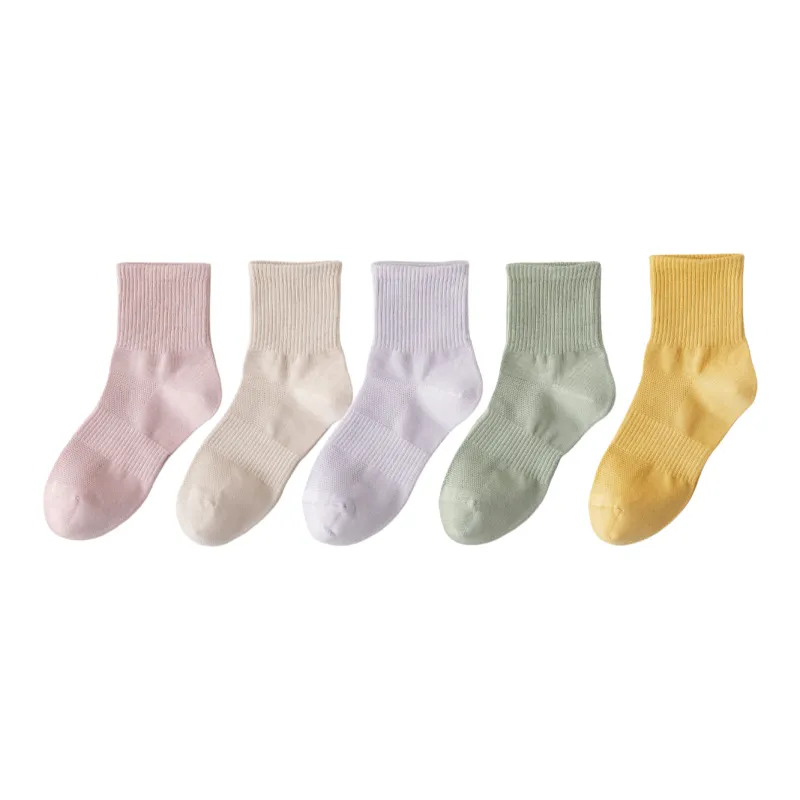 Yalu Mid Calf Socks Women's 5 Pack-10