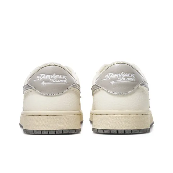 Starwalk Soldier Durable Lightweight And Breathable Low-Top Skateboard Shoes Unisex White-4