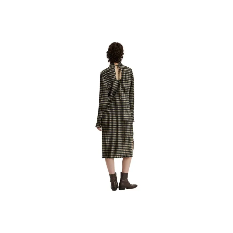 HOLZWEILER Long Sleeved Dress Women's Beige-1