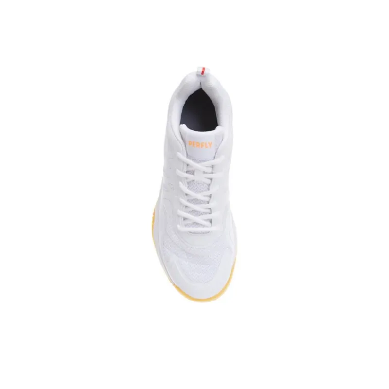 DECATHLON 530 Cushioning, Wear Resistant Low Top Badminton Shoes Men's White-3