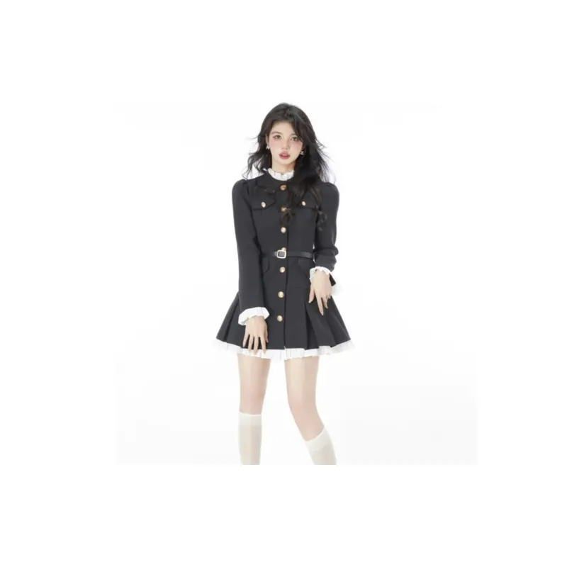 FLIM Long Sleeved Dresses Women's-4