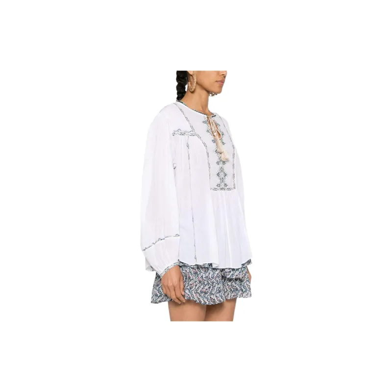ISABEL MARANT ETOILE Silekia Cotton Blouse-2