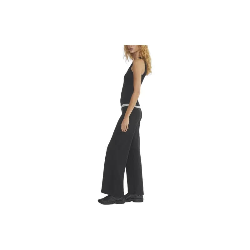 ARITZIA Golden BUTTER Cheeky Asana Wide Hi-Rise Pant Casual Pants Women's Black-2