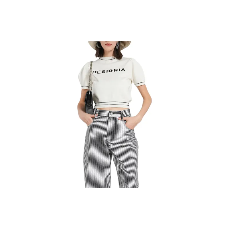 BESIONIA SS24 T Shirt Women's Ecru-1