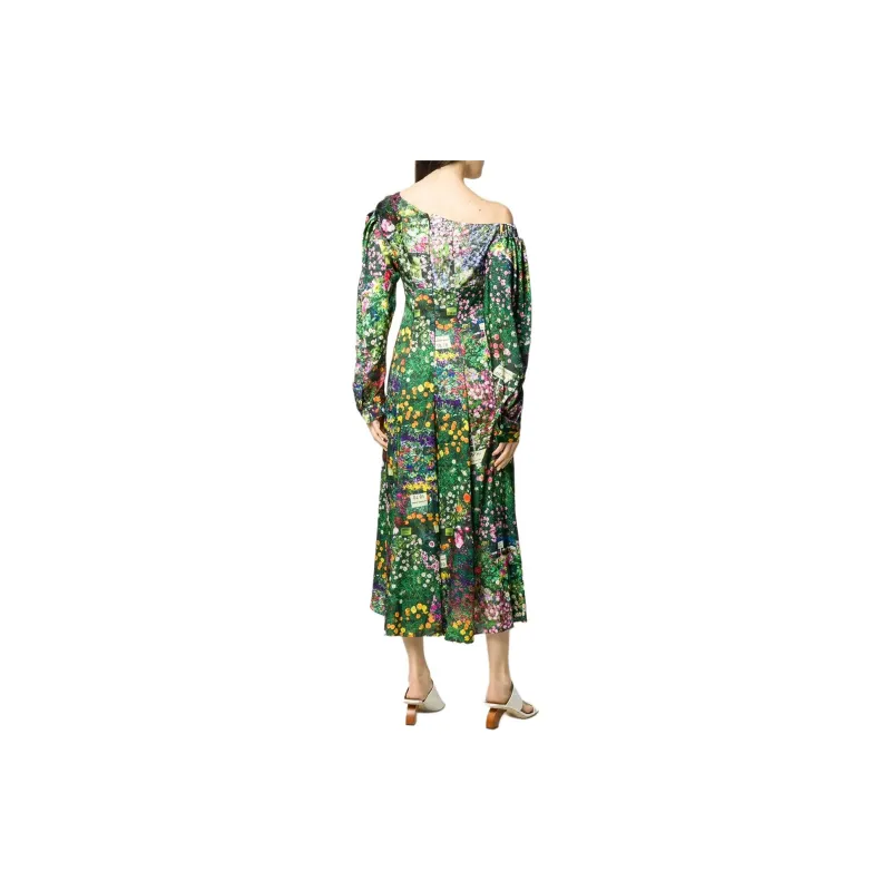 NATASHA ZINKO Floral print Asymmetric Dress-2