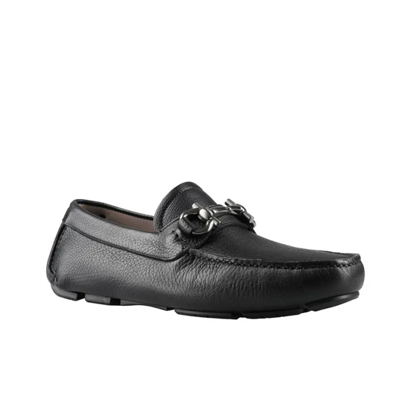 FERRAGAMO GANCINI Loafers Men's Black-2