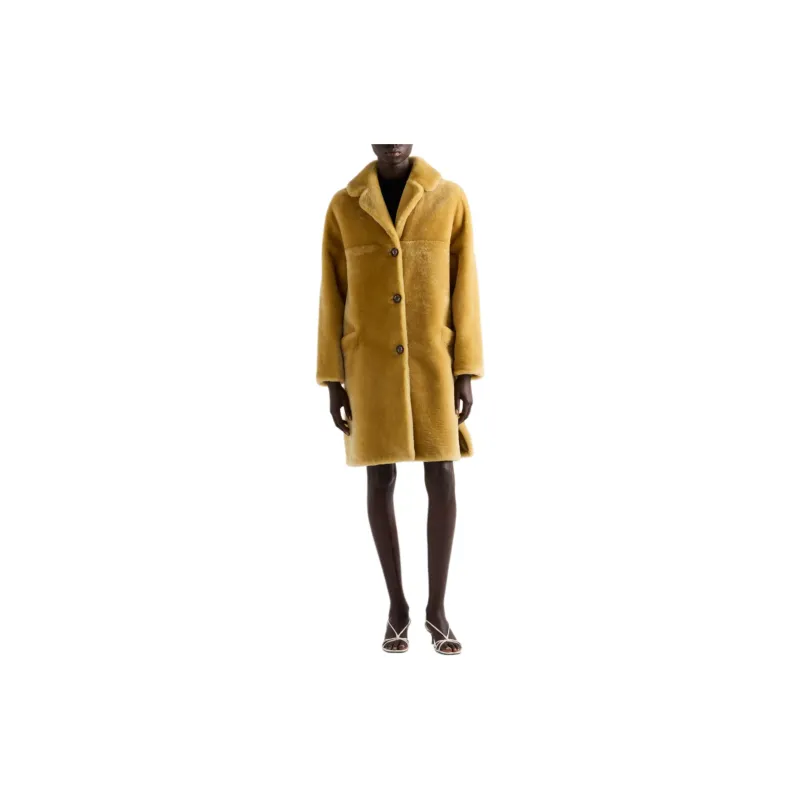 PRADA FW24 Coats Women's Yellow-1