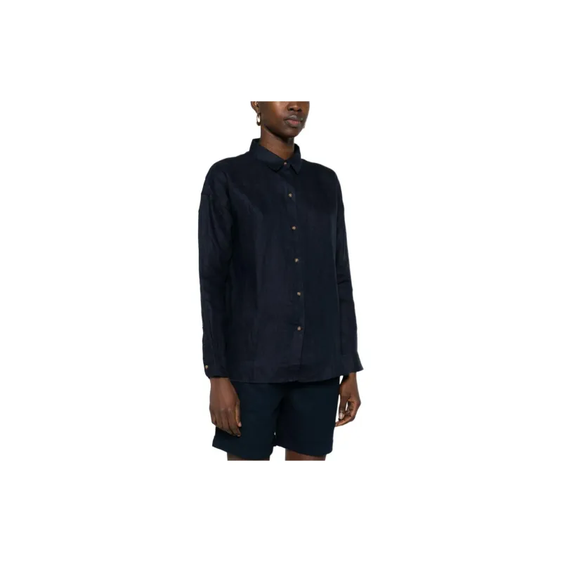 BARBOUR SS24 Shirt Women's Navy-3