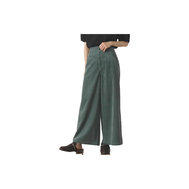 Beams Casual Pants Women's Green-2