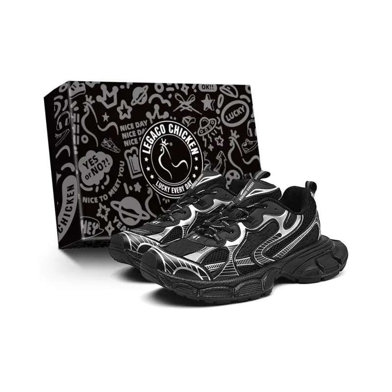 Legaco Chicken Cushioning Breathable Height Increasing Low-Top Chunky Sneakers Unisex-32