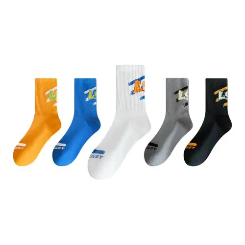 ROBINHOOD Mid Calf Socks Men's 5 Pack