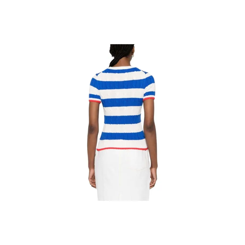 Polo Ralph Lauren Striped Cable knit Top-2
