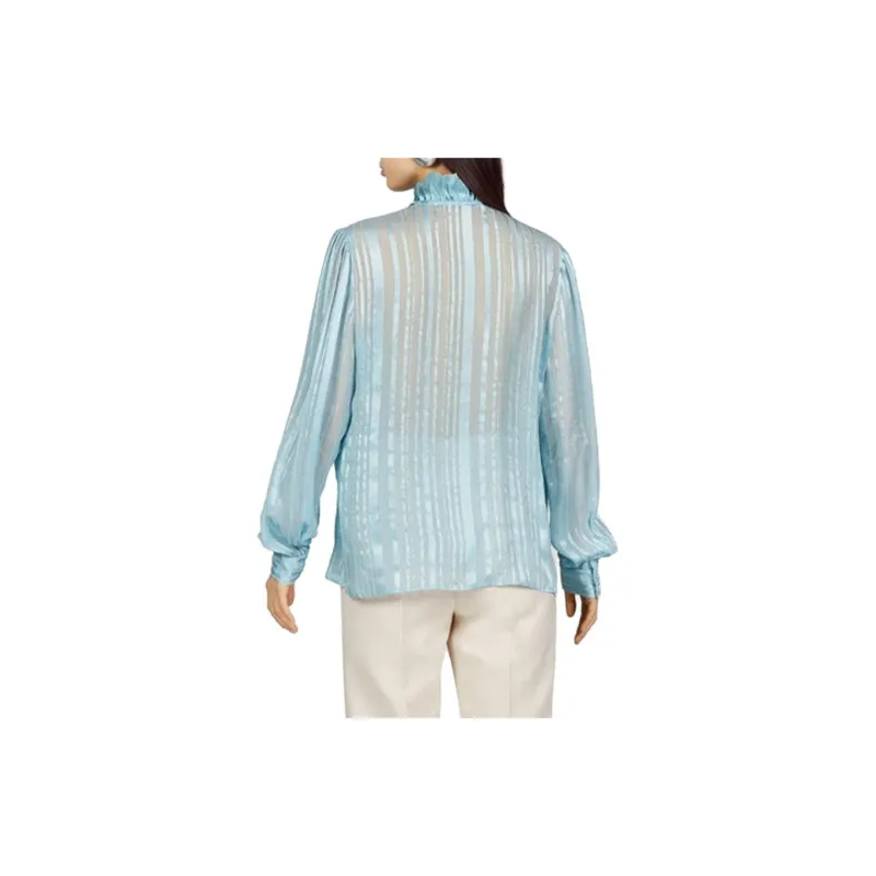 GUCCI Shirts Women's Light Blue-2