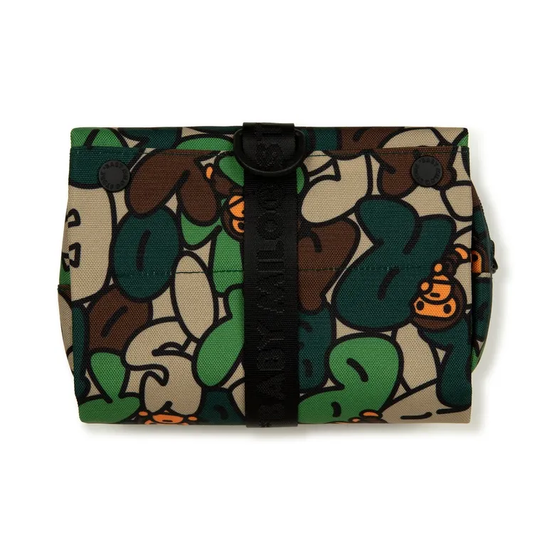 BABY MILO STORE BY A BATHING APE Fabric Storage Bag Regular Unisex Dark Green-2
