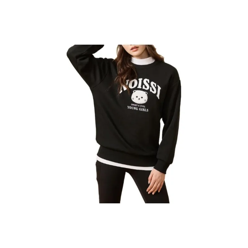 QIAODAN Sweatshirts Women's Black-1