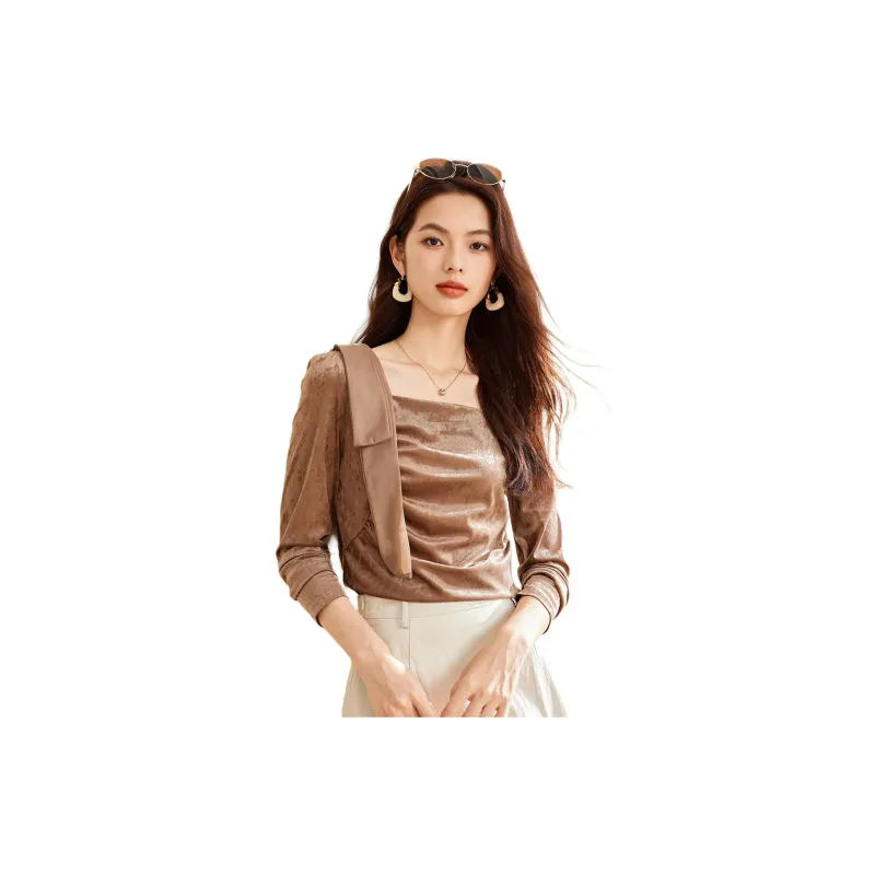 CARBAMMI T Shirt Women's Coffee-1