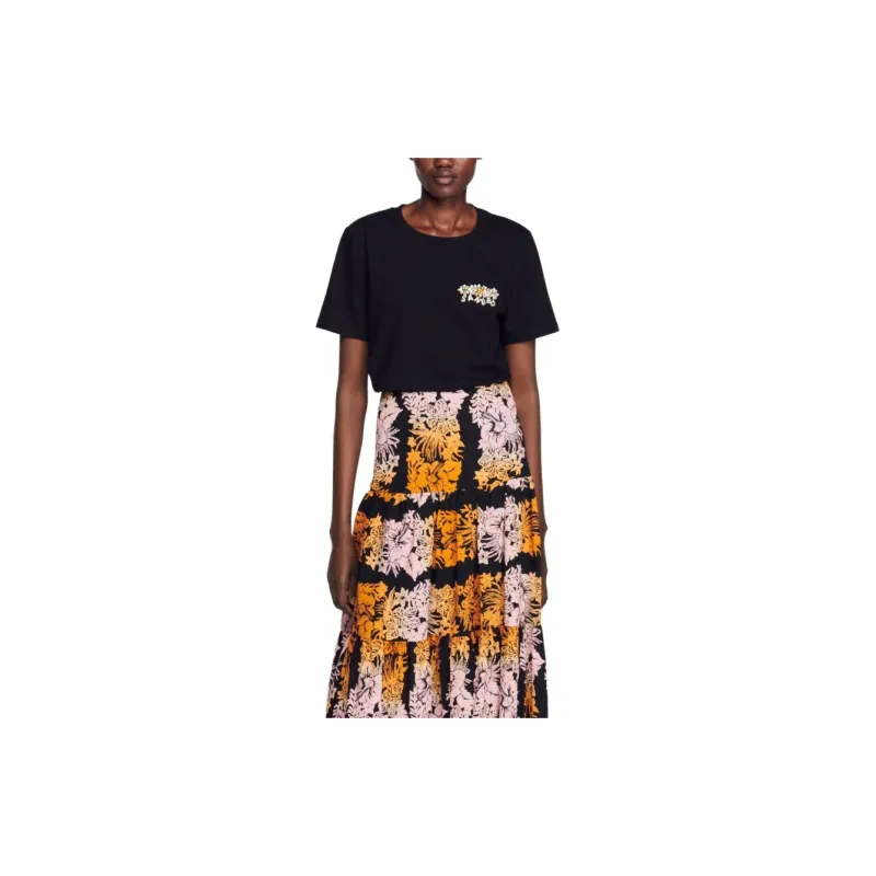 Sandro T Shirts Women's Black-1