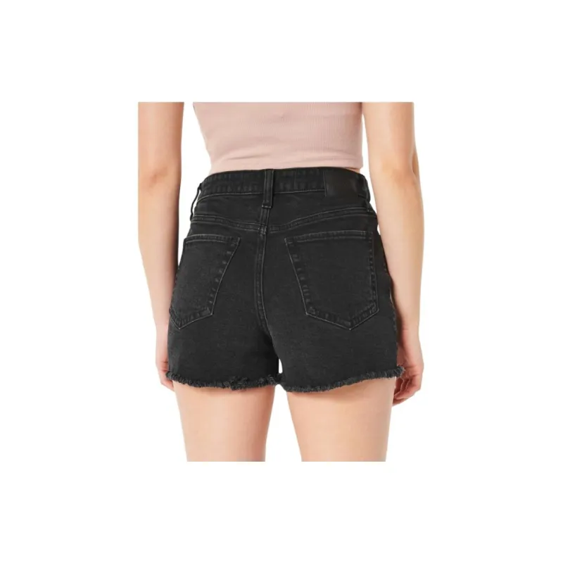 Hollister Denim Shorts Women's Black-2