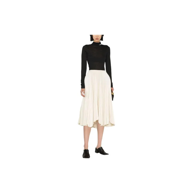JIL SANDER + High Neck T Shirt-1