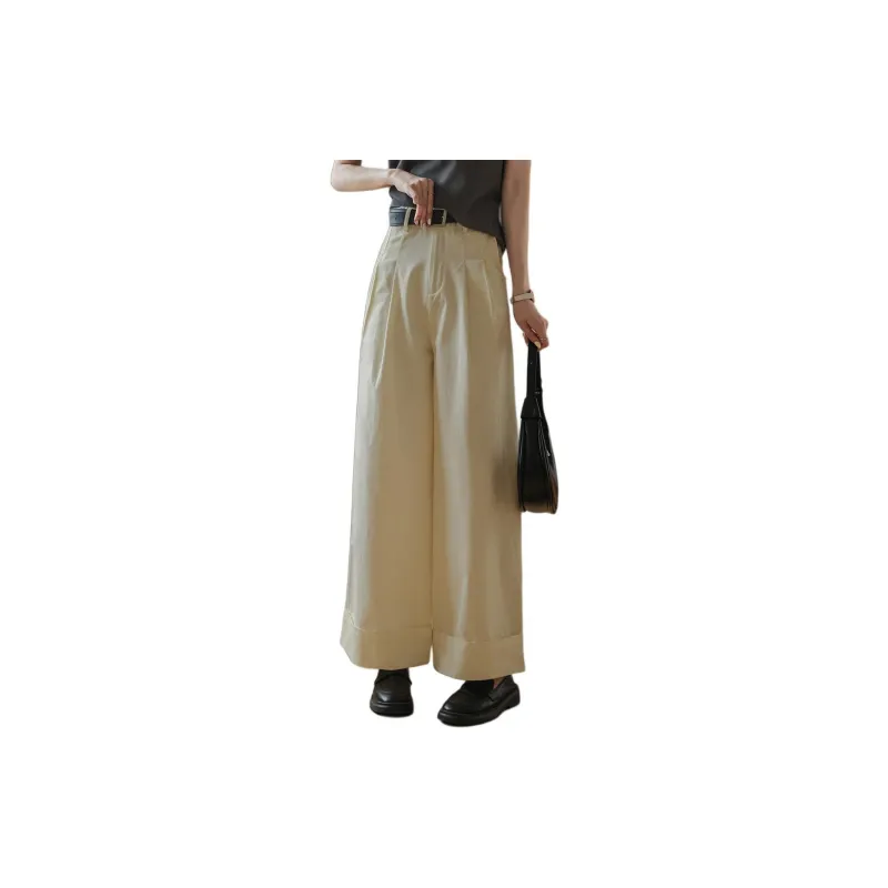 Mt Casual Pants Women's Milk White-3