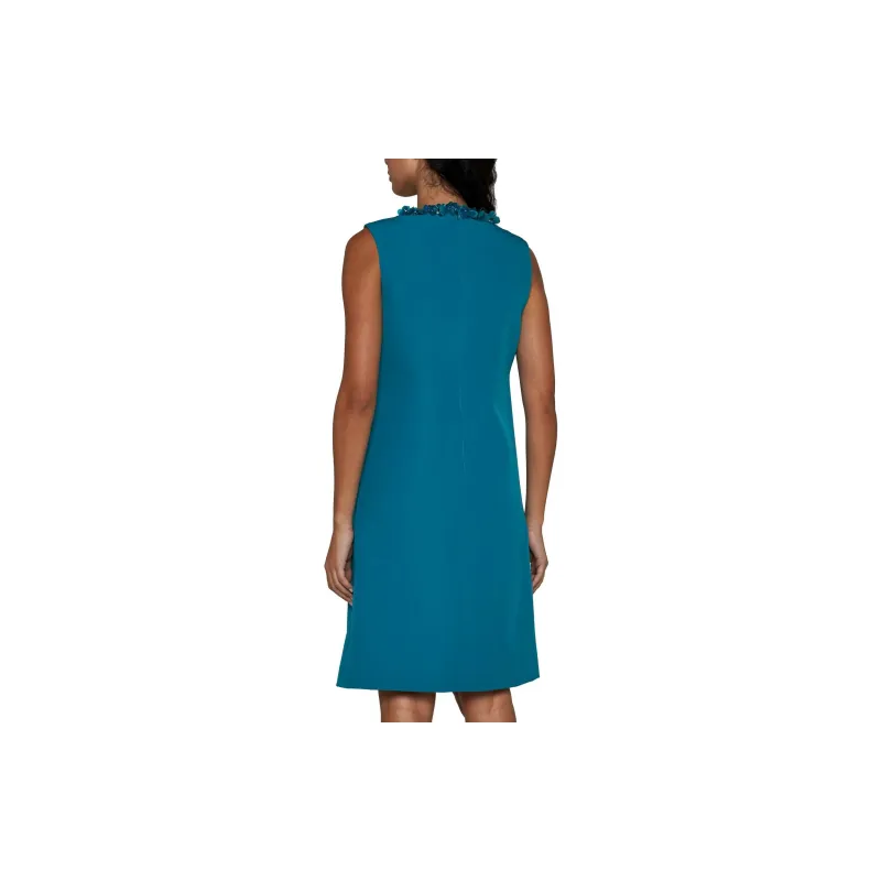 PAROSH Sleeveless Dress Women's Blue-3
