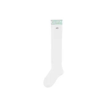 LACOSTE Knee-High Socks Women's 1 Pack White