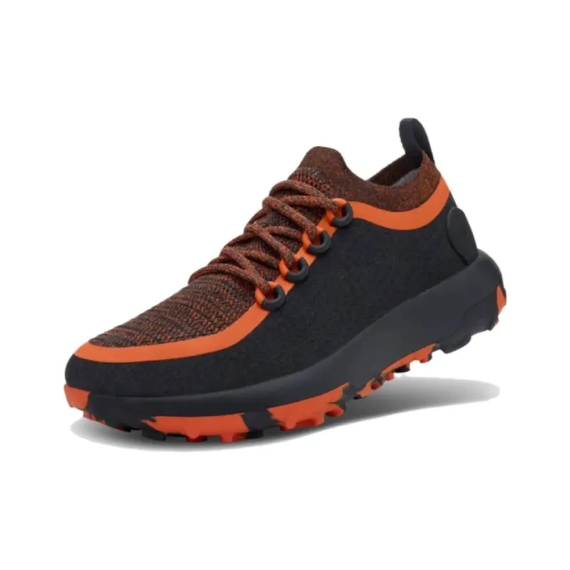 Allbirds Trail Runner SWT Cushioning Low-Top Sports Casual Shoes Women's Black Orange-2