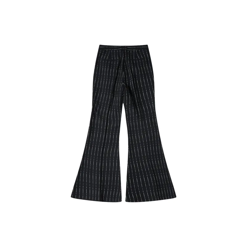 GF Ferré Suit Trouser Women's Black Floral-1