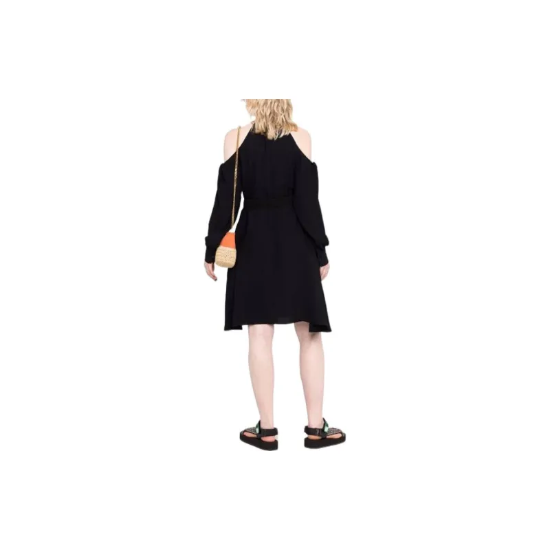 Stella McCartney Long-Sleeved Dresses Women's Black-2